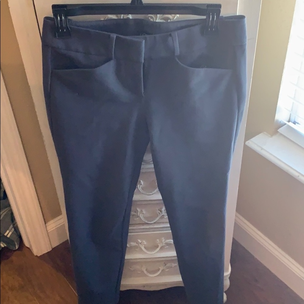 LOFT pants slate gray